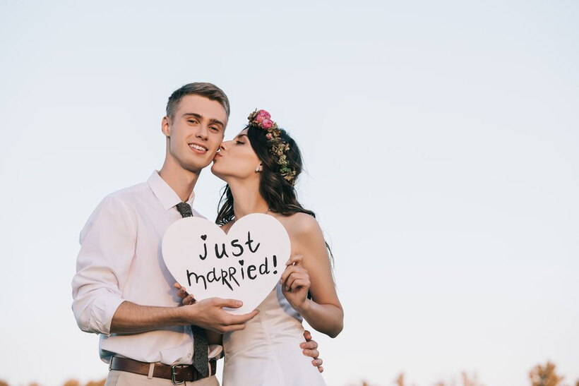 wedding couple