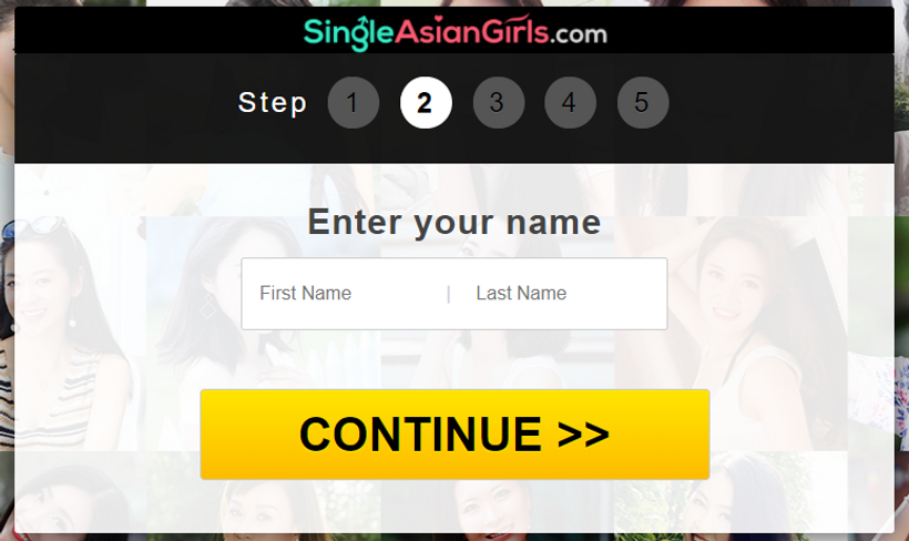 SingleAsianGirls registration