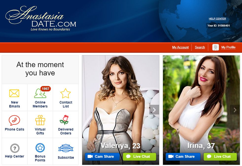slavic women at AnastasiaDate