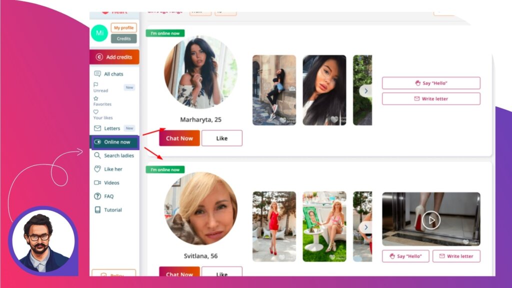 loveforheart interface