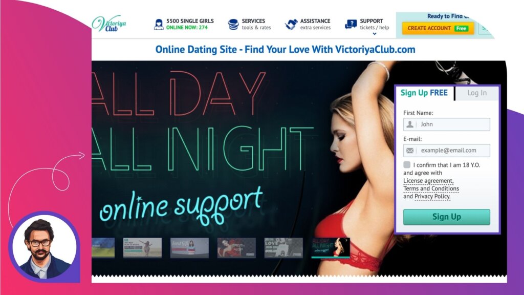 victoriyaclub registration