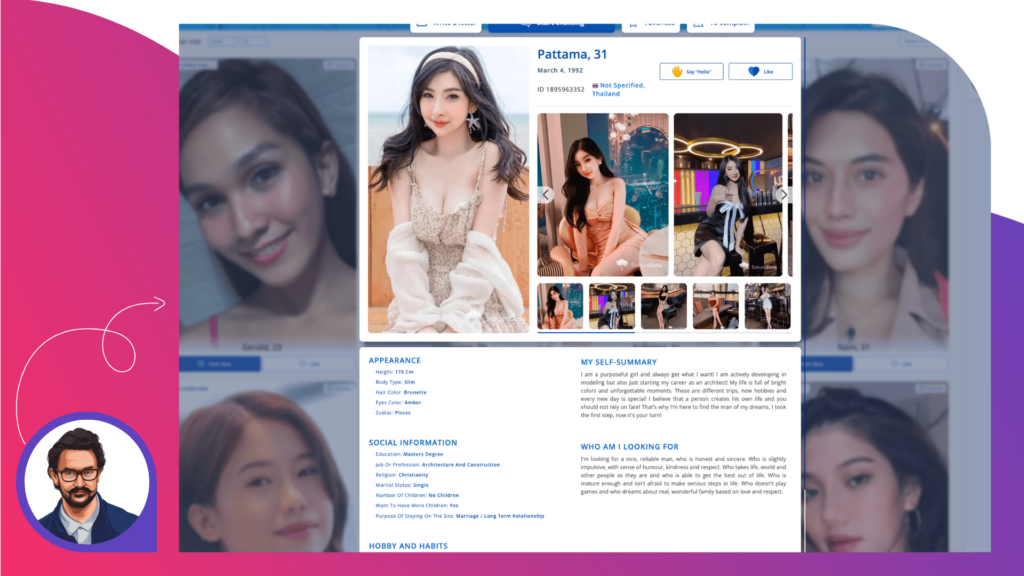 Female profile _ Source_ SakuraDate.com